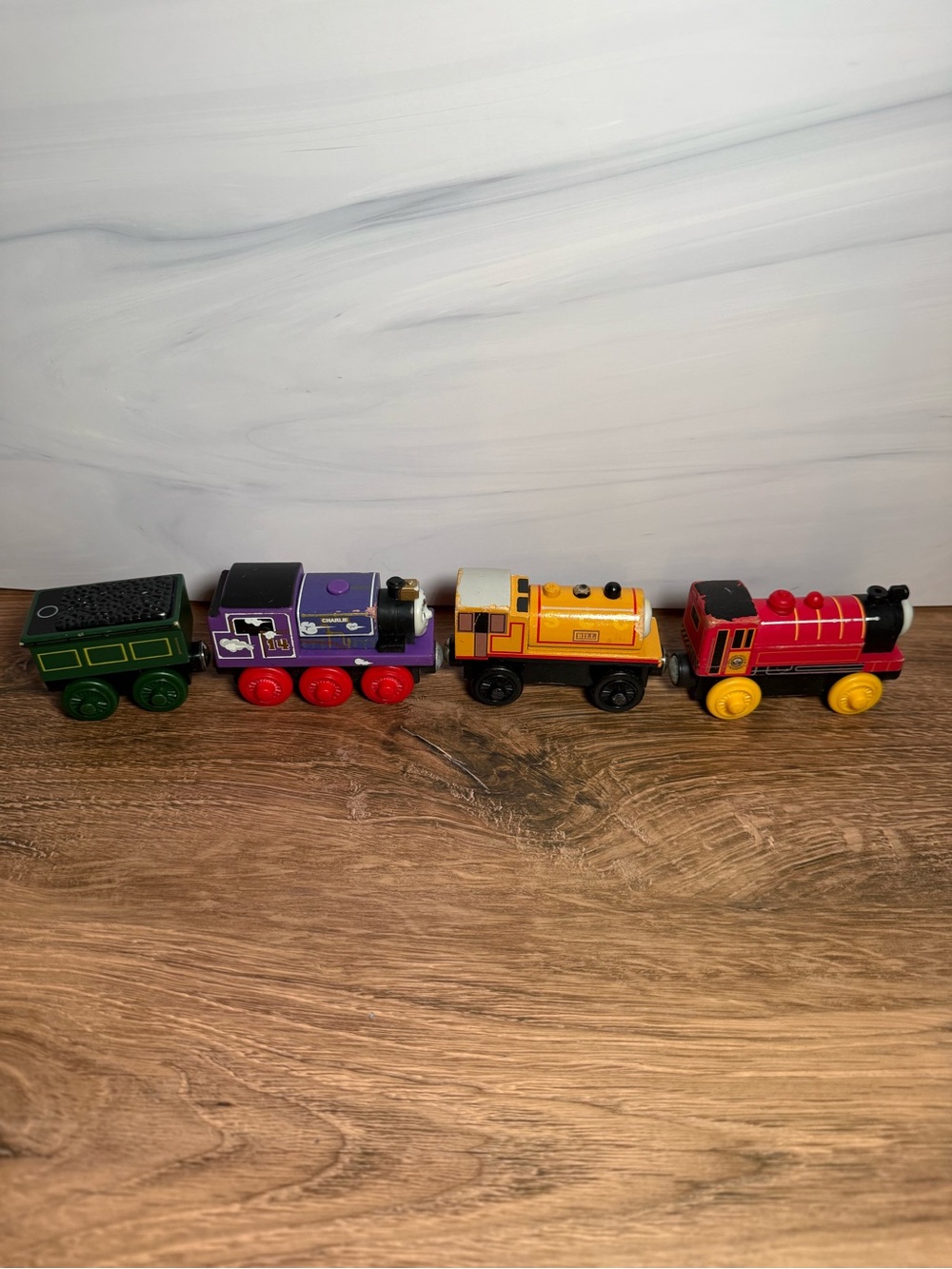 Thomas & Friends Wooden Railway Train Lot Victor Bill Charlie Tender - Picture 2 of 7